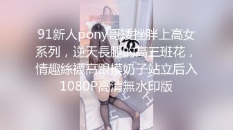 91新人pony哥矮挫胖上高女系列，逆天長腿的高三班花，情趣絲襪高跟摸奶子站立后入1080P高清無水印版